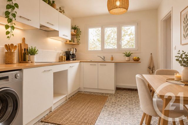 Appartement F3 à vendre - 3 pièces - 58.06 m2 - YERRES - 91 - ILE-DE-FRANCE - Century 21 Optimmo
